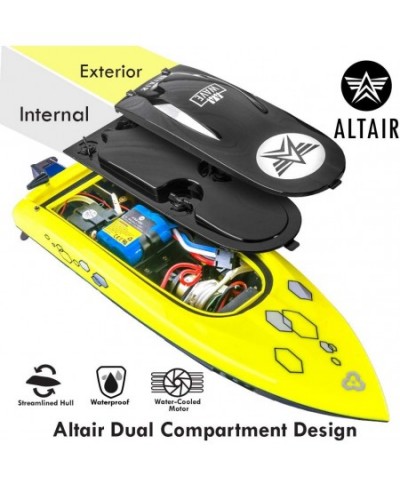 Altair AA Wave RC Remote Control Boat for Pools & Lakes - Free Priority Shipping - Water Safe Propeller System for Kids Self ...