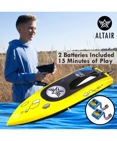 Altair AA Wave RC Remote Control Boat for Pools & Lakes - Free Priority Shipping - Water Safe Propeller System for Kids Self ...