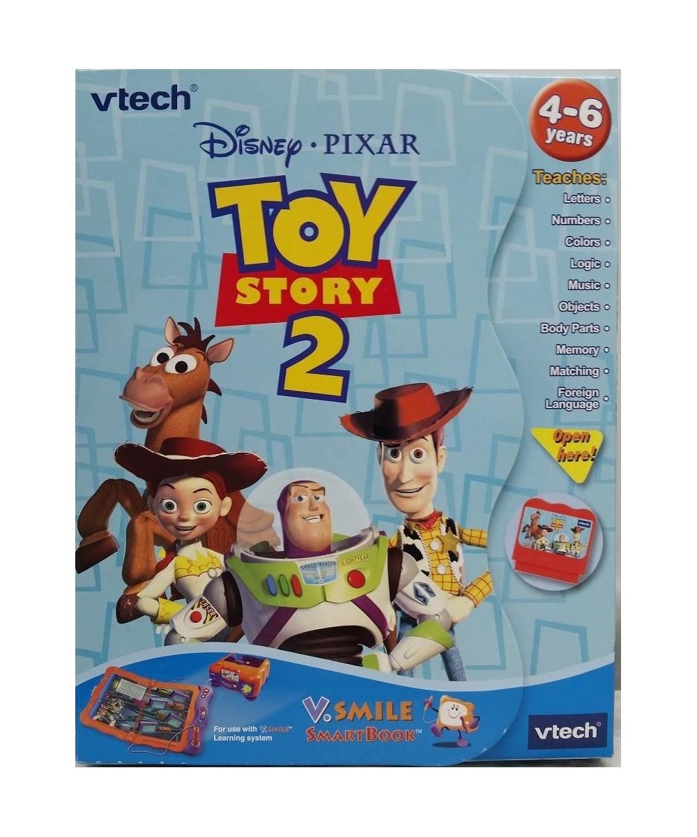 V.Smile Smartbook Story Book - Disney Pixar Toy Story 2 that Teaches Letters Numbers Colors Logic Music Objects Body Parts Me...