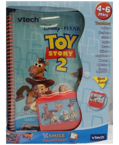 V.Smile Smartbook Story Book - Disney Pixar Toy Story 2 that Teaches Letters Numbers Colors Logic Music Objects Body Parts Me...