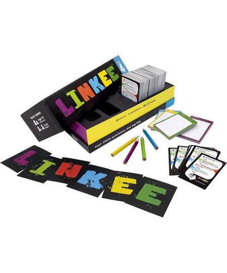 Ideal | LINKEE Trivia Game: Four Little Questions with one Big Link! | Family Games | for 2-30 Players | Ages 12+ $56.93 - Bo...