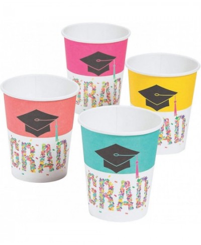 Congrats Girl Grad Party Cups $15.59 - Kids' Party Tableware