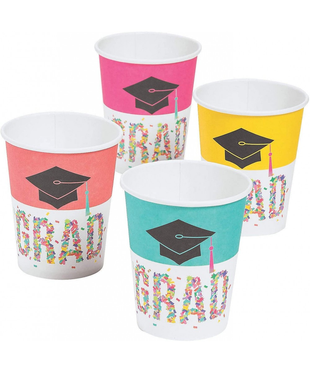 Congrats Girl Grad Party Cups $15.59 - Kids' Party Tableware