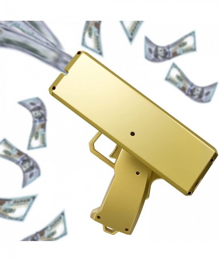 Super Money Guns Paper Playing Spary Money Gun Make it Rain Toy Gun Handheld Cash Gun Fake Bill Dispenser Money Shooter Toy(M...