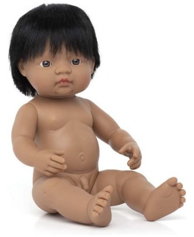 Educational - 15'' Hispanic Boy Made in Spain Anatomically Correct Baby Doll $58.66 - Dolls