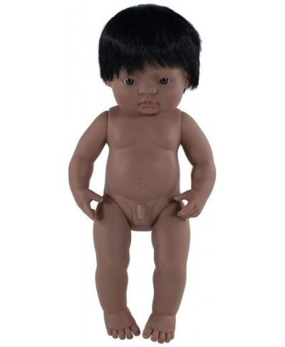 Educational - 15'' Hispanic Boy Made in Spain Anatomically Correct Baby Doll $58.66 - Dolls