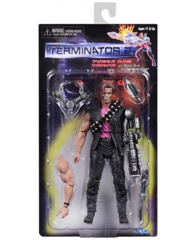 - Terminator 2 - 7" Scale Action Figure - Kenner Tribute - Power Arm T-800 $92.63 - Action Figures