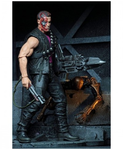 - Terminator 2 - 7" Scale Action Figure - Kenner Tribute - Power Arm T-800 $92.63 - Action Figures