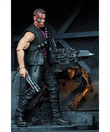 - Terminator 2 - 7" Scale Action Figure - Kenner Tribute - Power Arm T-800 $92.63 - Action Figures