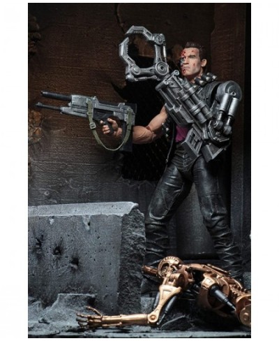 - Terminator 2 - 7" Scale Action Figure - Kenner Tribute - Power Arm T-800 $92.63 - Action Figures