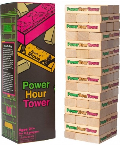 Adult Party Game -  48 Hilarious Wooden Blocks - Either a Game Prodding Question Challenge or Task for Game Night Party Prega...