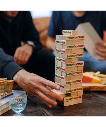 Adult Party Game -  48 Hilarious Wooden Blocks - Either a Game Prodding Question Challenge or Task for Game Night Party Prega...