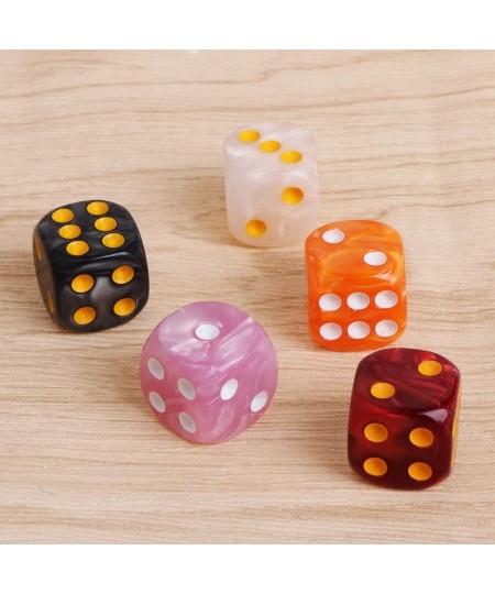 10Pieces/Set Acrylic Polyhedral Dice for TRPG Board Game Pink $16.00 - Game Accessories