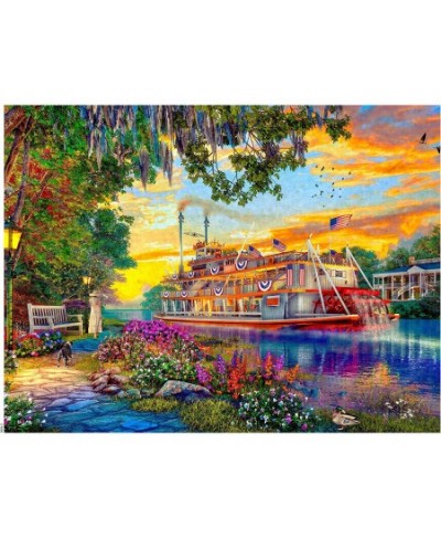 Dominic Davison - Mississippi Cruise - 750 Piece Jigsaw Puzzle $18.54 - Jigsaw Puzzles