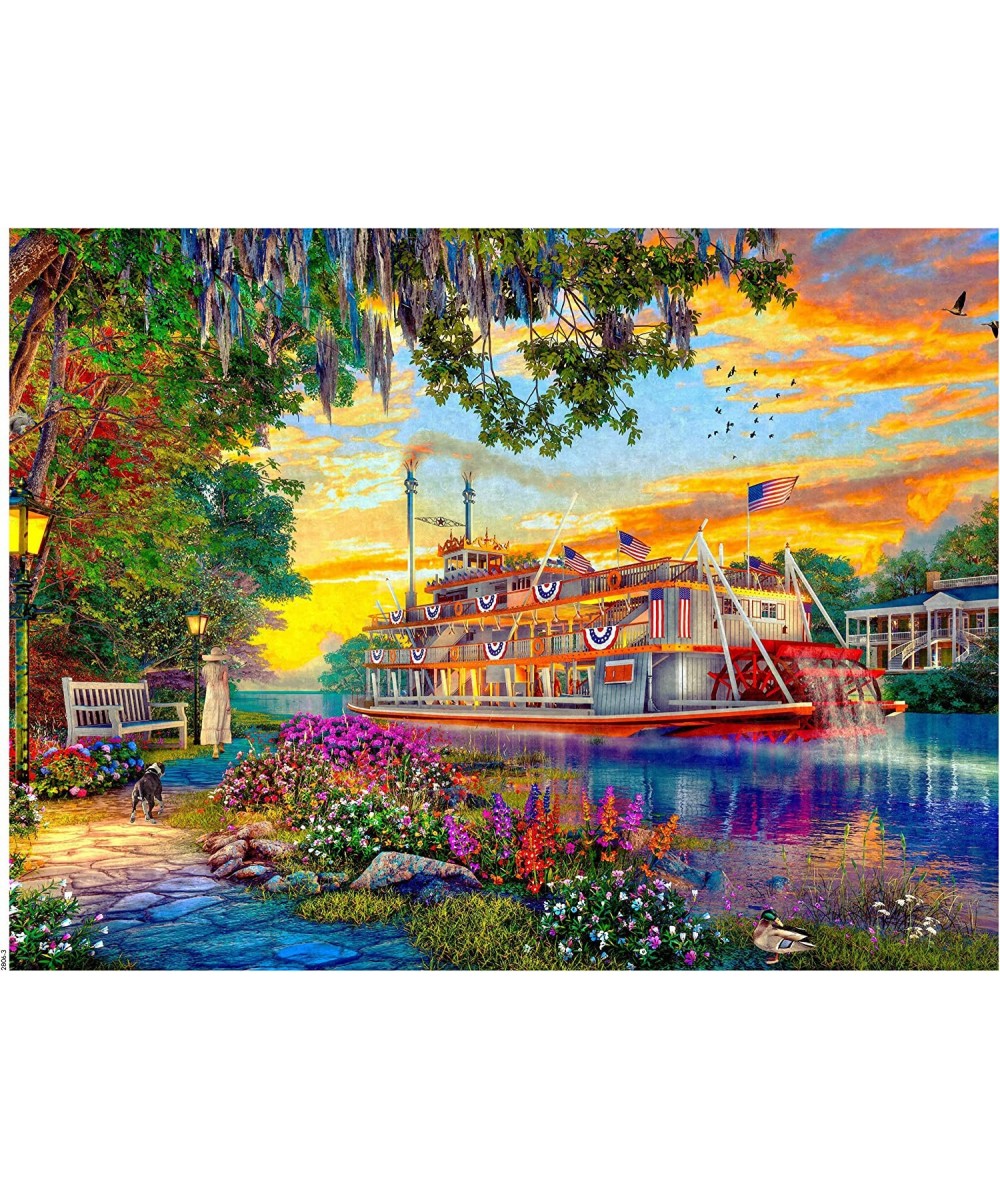 Dominic Davison - Mississippi Cruise - 750 Piece Jigsaw Puzzle $18.54 - Jigsaw Puzzles