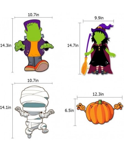 Make Your Own Jack-O-Lantern Mummy Witch Monster Hunt Craft Stickers Kids Halloween Decorations 16pcs $14.94 - Kids' Stickers