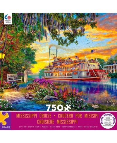 Dominic Davison - Mississippi Cruise - 750 Piece Jigsaw Puzzle $18.54 - Jigsaw Puzzles