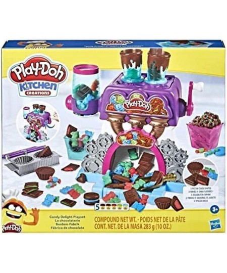 Kitchen Creations Candy Delight Playset for Kids 3 Years and Up with 5 Cans Non-Toxic $61.60 - Kids' Art Clay & Dough