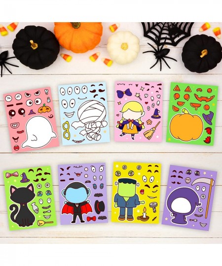 40 PCS Make-a-face Sticker Make Your Own Halloween Character Mix and Match Sticker. Halloween Decoration Sticker Halloween Cr...