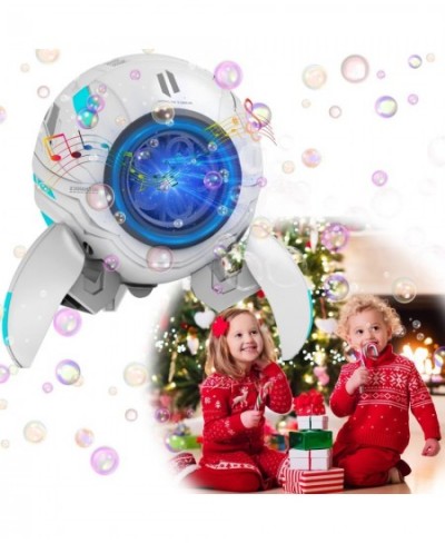 2022 New Electric Robot Bubble Machine Toy with Light Music Soap Water Electric Bubble Kids Automatic Machine Toys for Childr...