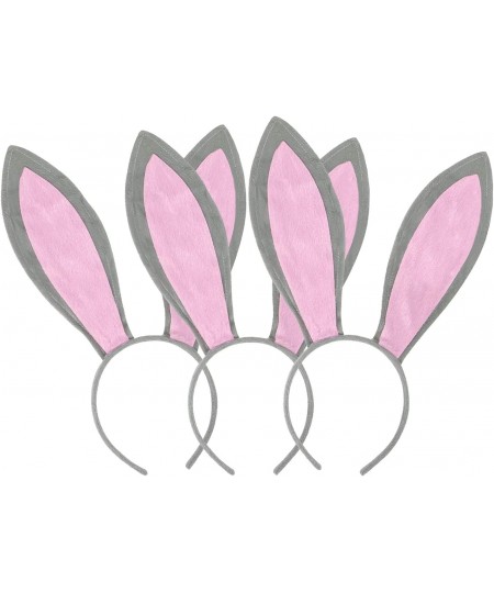 Bunny Ears Headband 3PCS Plush Rabbit Ears Headband Easter Halloween Party Cosplay Accessories Decor (Gray/Pink) $18.44 - Kid...