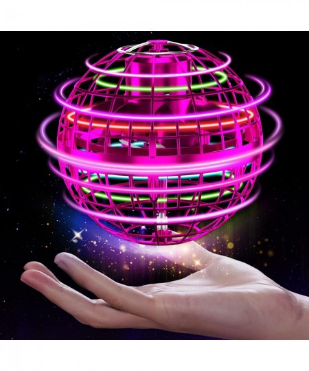 Flying Orb Ball Toys 2022 Upgraded Magic Hand Controlled Mini Drone Soaring Hover Pro LED Light Boomerang Fly Spinner Globe S...