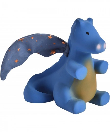 Tikiri Fairytales Midnight Dragon Natural Rubber Rattle with Crinkle Wings (Royal Blue) $48.97 - Baby Teether Toys