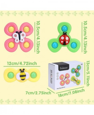 Suction Cup Spinning Top Toy Baby Bath Toys Suction Spinner Toys for Toddlers 6-18 Months Infant Sensory Toys for 3 4 5 6 Mon...