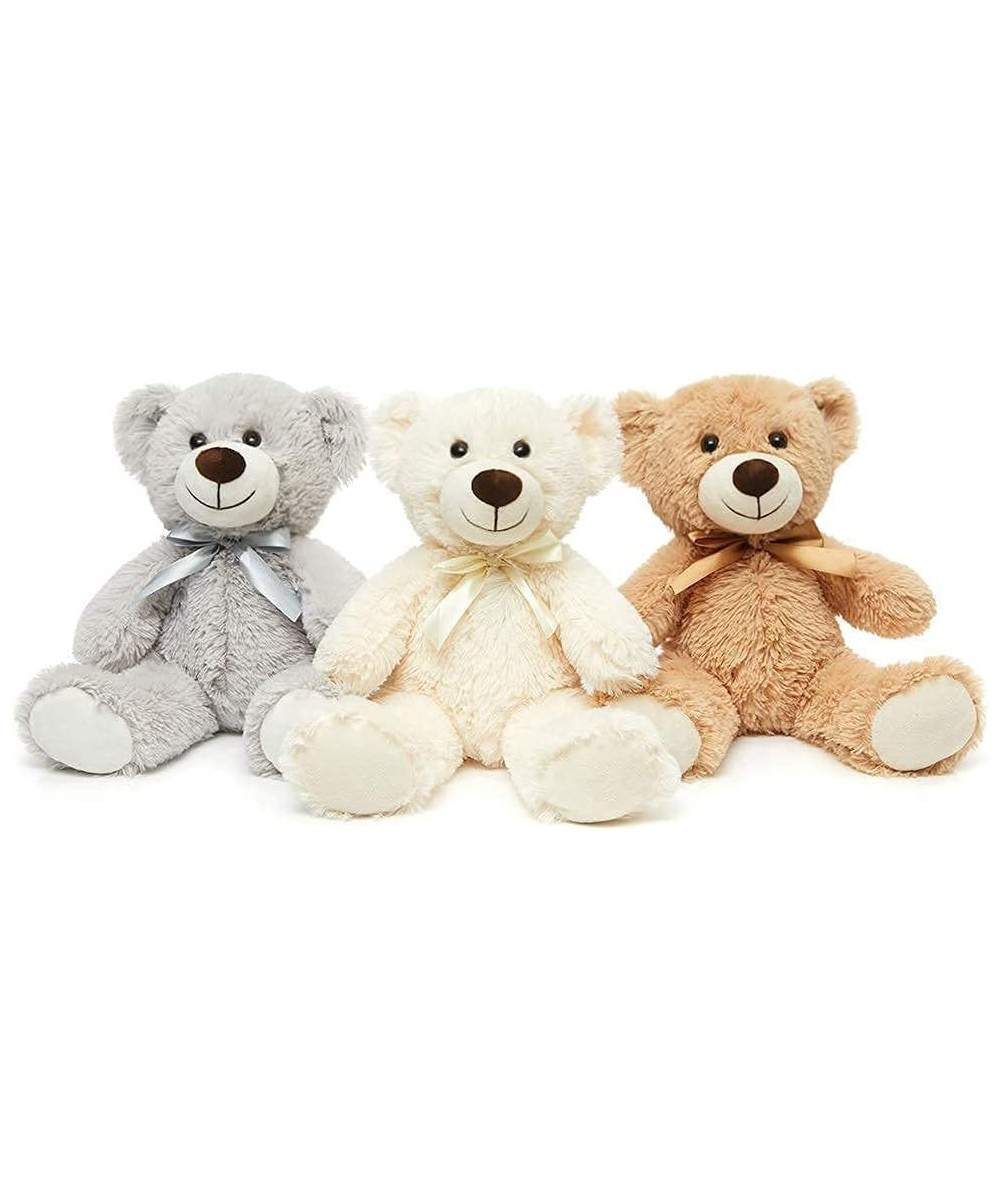 Teddy Bear 13.5 Inch Stuffed Animals Plush Toys 3-Pack of Stuffed Bears 3 Colors White/Grey/Tan $43.37 - Stuffed Animals & Te...