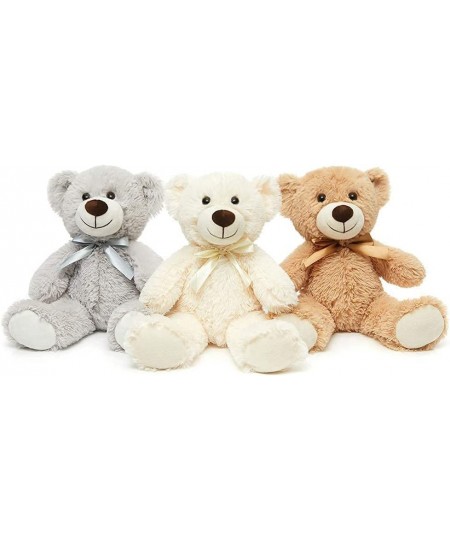 Teddy Bear 13.5 Inch Stuffed Animals Plush Toys 3-Pack of Stuffed Bears 3 Colors White/Grey/Tan $43.37 - Stuffed Animals & Te...