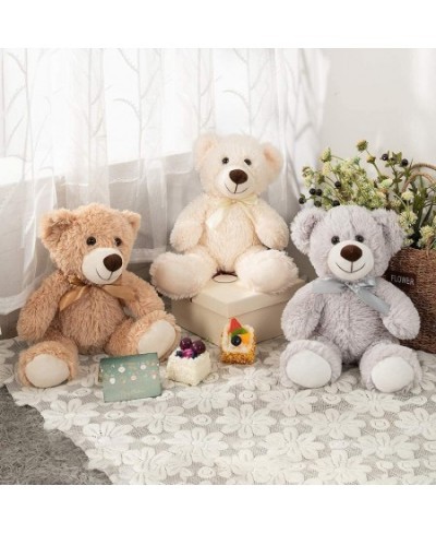 Teddy Bear 13.5 Inch Stuffed Animals Plush Toys 3-Pack of Stuffed Bears 3 Colors White/Grey/Tan $43.37 - Stuffed Animals & Te...