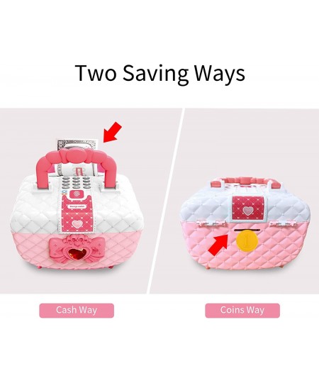 Girls Piggy Bank - Coin Money Storage -Toy Money Box with Password- Pink $34.67 - Kids' Money Banks