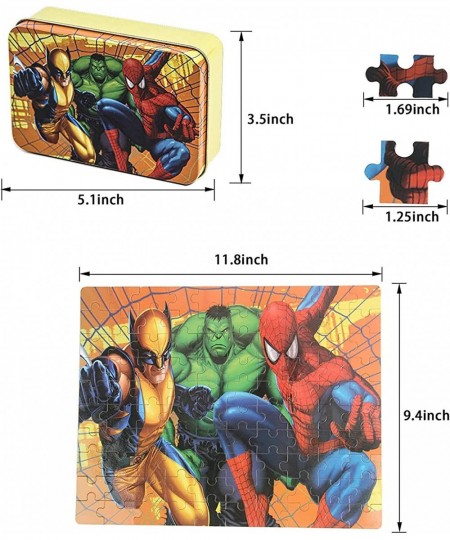 Spider Puzzles for Kids Ages 4-8 Year olds 100 Piece Educational Jigsaw Puzzles for Kids with Portable Box Puzzle Toys $23.80...