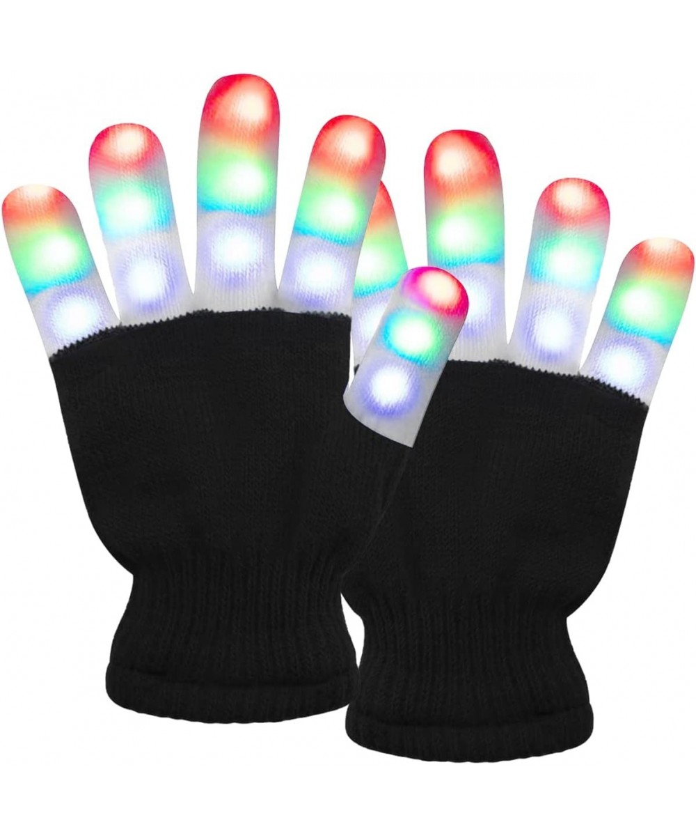 Kids Light Gloves Children Finger Light Flashing LED Warm Gloves with Lights for Birthday Light Party Christmas Xmas Dance Gi...