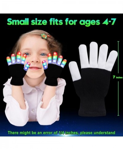 Kids Light Gloves Children Finger Light Flashing LED Warm Gloves with Lights for Birthday Light Party Christmas Xmas Dance Gi...