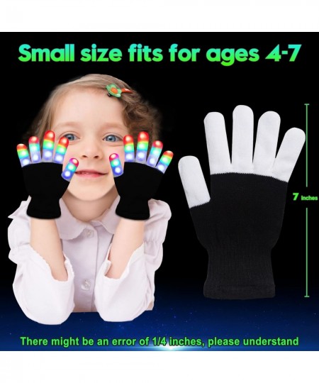 Kids Light Gloves Children Finger Light Flashing LED Warm Gloves with Lights for Birthday Light Party Christmas Xmas Dance Gi...