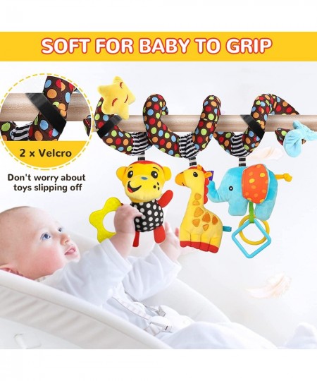 Car Seat Toys Baby Toys 0-3 Months Infant Toys Newborn Toys Baby Spiral Stroller Toys Baby Toys 0-6 Months for Crib Mobile Ba...