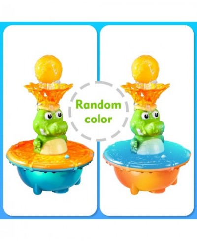 Baby Bath Toys Fountain Crocodile Water Bath Toy Sprinkler Light Up Bathtub Toy for Bathroom Swimming Pool Indoor Outdoor for...