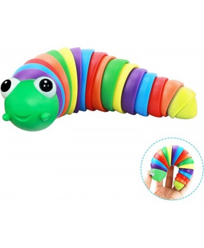 3D Fidget Slug Toy Relief Anti-Anxiety Slug Toy Sensory Toys for Autistic Children & Adults Stress Relief Sound Sensory Toy F...