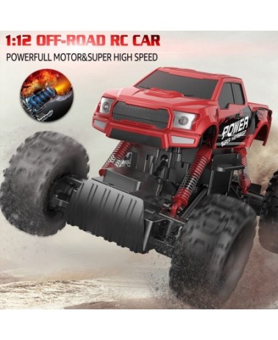 RC Cars 1:12 Off Road Monster Truck Remote Control Car for Boy Adult Gifts All Terrain Hobby RC Car 4WD Rock Crawler Red $85....