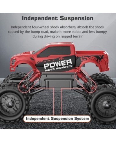 RC Cars 1:12 Off Road Monster Truck Remote Control Car for Boy Adult Gifts All Terrain Hobby RC Car 4WD Rock Crawler Red $85....