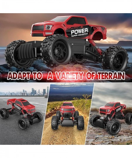 RC Cars 1:12 Off Road Monster Truck Remote Control Car for Boy Adult Gifts All Terrain Hobby RC Car 4WD Rock Crawler Red $85....