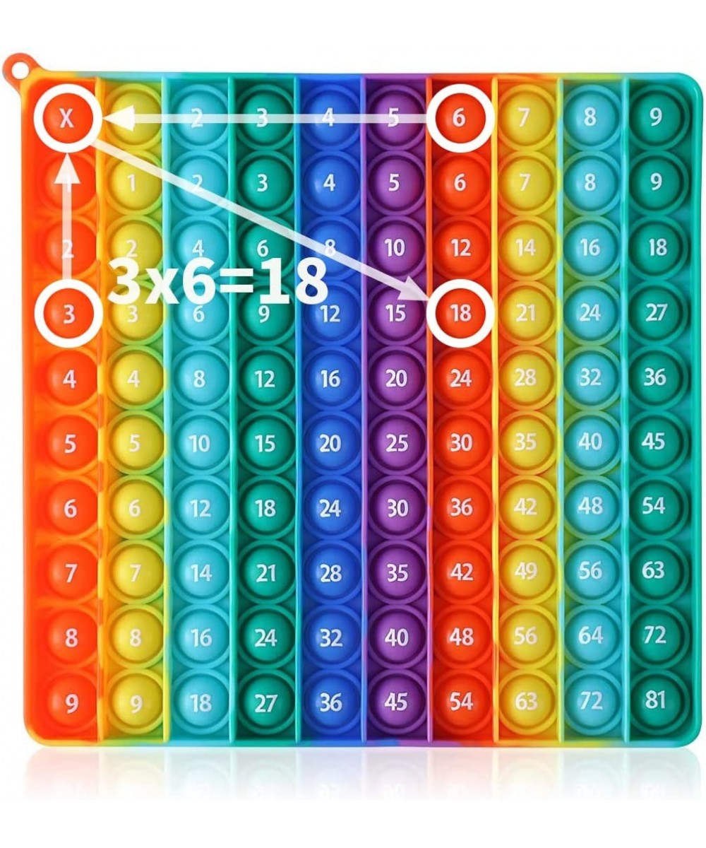 P00p with Numbers Multiplication Table Game Fidget Math Toys Stress Relieving Fidget Learning Game Toy to Create Kinds of Mat...