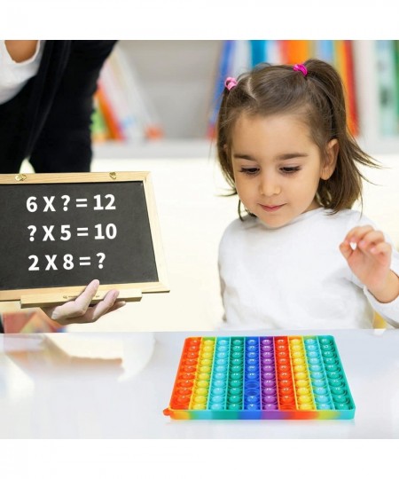 P00p with Numbers Multiplication Table Game Fidget Math Toys Stress Relieving Fidget Learning Game Toy to Create Kinds of Mat...