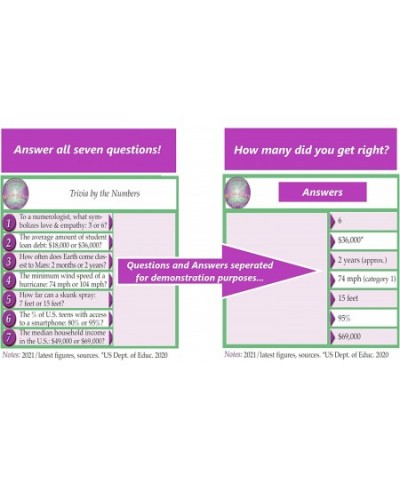 Matter of Fact Game A Rapid-Fire Trivia Challenge of Themed Categories. Know Your Facts or Risk Going Backwards. Classic Part...