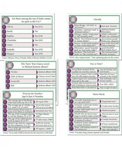 Matter of Fact Game A Rapid-Fire Trivia Challenge of Themed Categories. Know Your Facts or Risk Going Backwards. Classic Part...