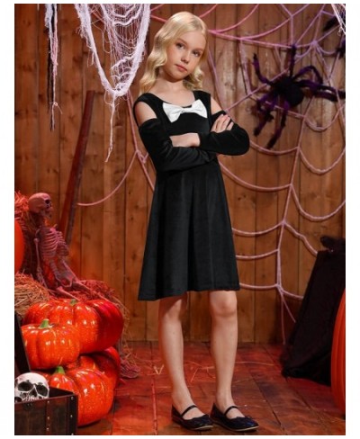 Girls Halloween Black Velvet Alice Angel Costume 4-12 Years $32.00 - Kids' Costumes