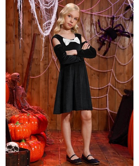 Girls Halloween Black Velvet Alice Angel Costume 4-12 Years $32.00 - Kids' Costumes