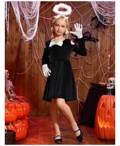 Girls Halloween Black Velvet Alice Angel Costume 4-12 Years $32.00 - Kids' Costumes