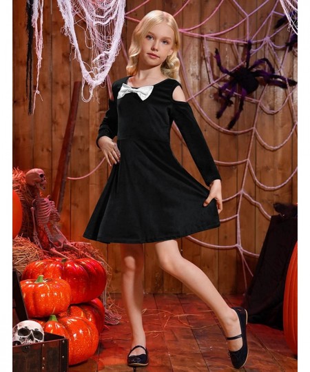 Girls Halloween Black Velvet Alice Angel Costume 4-12 Years $32.00 - Kids' Costumes